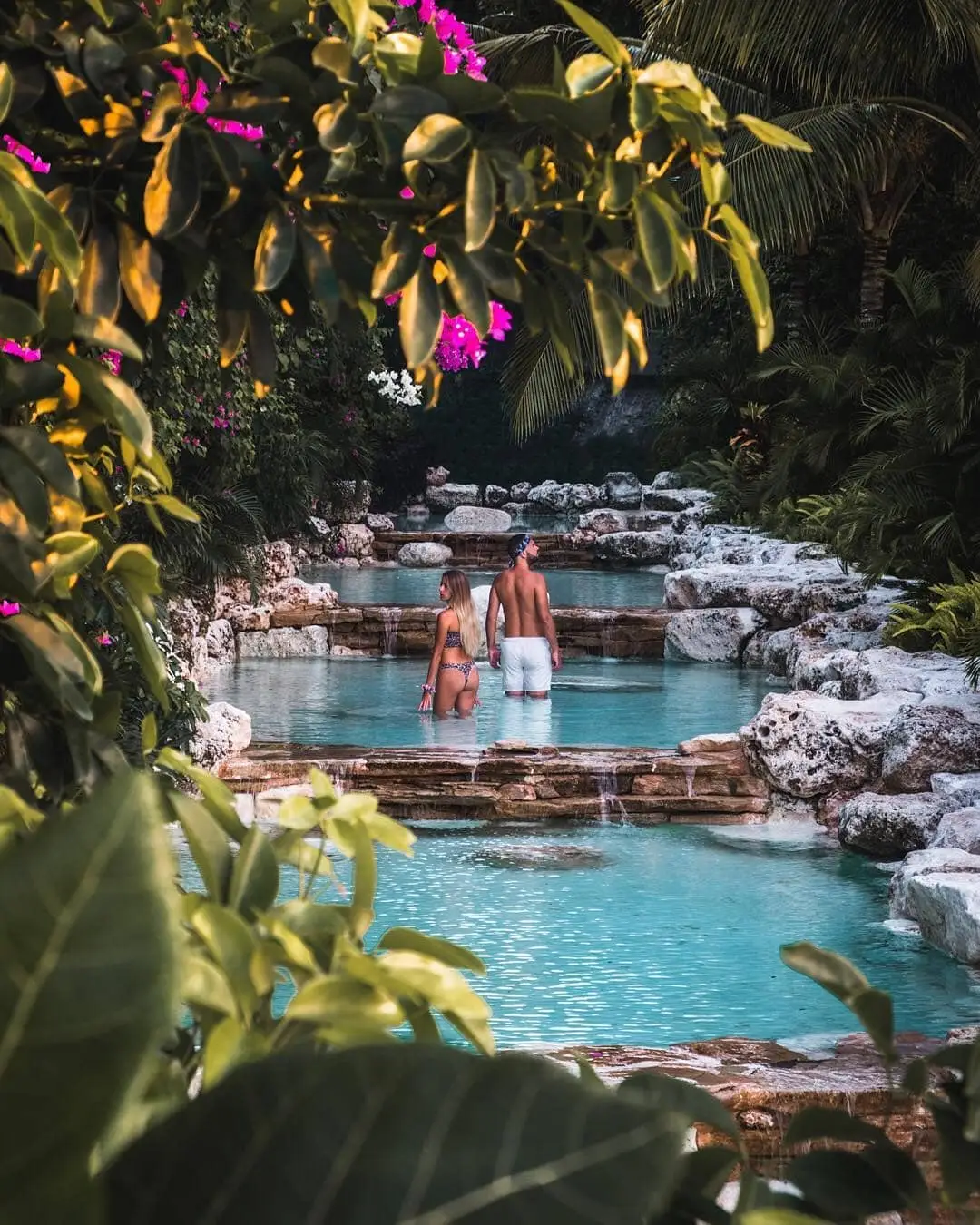 The Lagoon's cascading pools